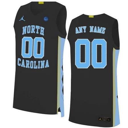 North Carolina Tar Heels Customized Black 2019 College Basketball Jersey
