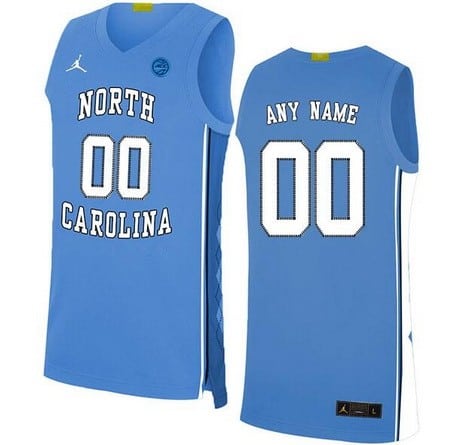 North Carolina Tar Heels Customized Blue 2019 College Basketball Jersey