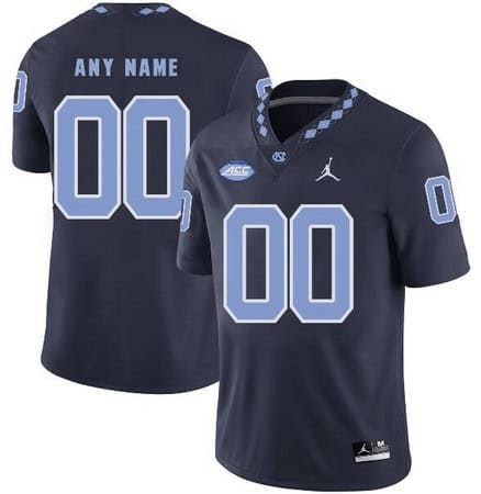 North Carolina Tar Heels Customized Limited Navy Rush 2019 College Football Jersey
