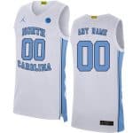 North Carolina Tar Heels Customized White 2019 College Basketball Jersey