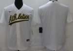 Oakland Athletics Blank White Cool Base Jersey