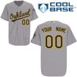 Oakland Athletics Customized Gray Cool Base Jersey