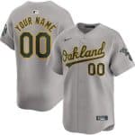 Oakland Athletics Customized Gray Limited Jersey