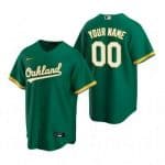 Oakland Athletics Customized Green Alternate 2020 Cool Base Jersey