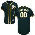 Oakland Athletics Customized Green FlexBase Jersey