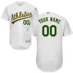 Oakland Athletics Customized White FlexBase Jersey
