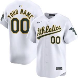 Oakland Athletics Customized White Limited Jersey