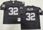 Oakland Raiders #32 Marcus Allen Black 1984 Throwback Jersey