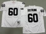 Oakland Raiders #60 Otis Sistrunk White Throwback Jersey