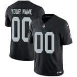 Oakland Raiders Customized Limited Black FUSE Vapor Jersey