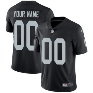 Oakland Raiders Customized Limited Black Vapor Untouchable Jersey