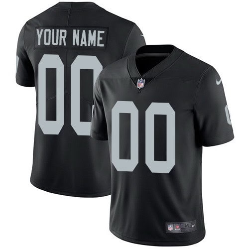 Oakland Raiders Customized Limited Black Vapor Untouchable Jersey