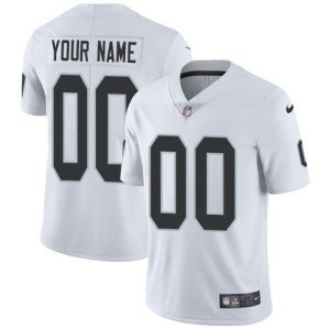 Oakland Raiders Customized Limited White Vapor Untouchable Jersey