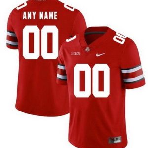 Ohio State Buckeyes Customized Limited Red College Football Jersey