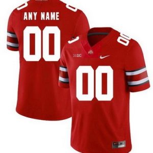 Ohio State Buckeyes Customized Limited Red FUSE College Football Jersey