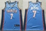 Oklahoma City Thunder #7 Chet Holmgren Blue Icon Swingman Jersey