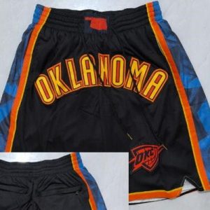 Oklahoma City Thunder Black 2024 City Just Don Shorts