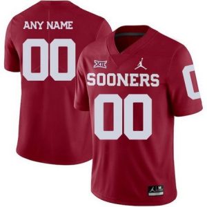Oklahoma Sooners Customized Limited Red 2019 College Football Jersey