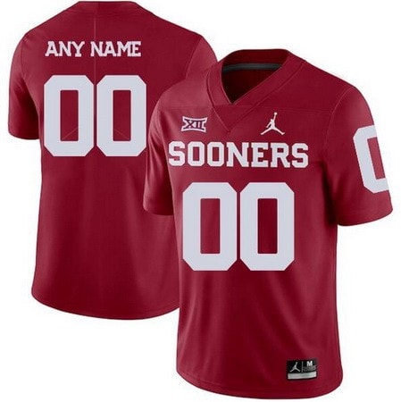 Oklahoma Sooners Customized Limited Red 2019 College Football Jersey