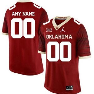 Oklahoma Sooners Customized Limited Red Rush 2019 College Football Jersey