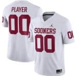 Oklahoma Sooners Customized Limited White College Football Jersey