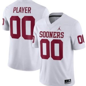 Oklahoma Sooners Customized Limited White College Football Jersey