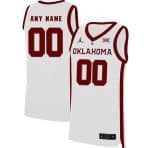 Oklahoma Sooners Customized White 2019 College Basketball Jersey