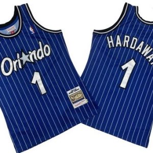 Orlando Magic #1 Penny Hardaway Blue 1994 Throwback Swingman Jersey
