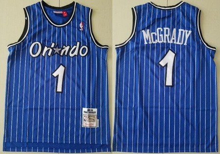 Orlando Magic #1 Tracy McGrady Blue 2003 Hollywood Classic Swingman Jersey