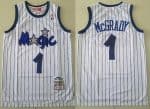 Orlando Magic #1 Tracy McGrady White 2003 Throwback Swingman Jersey