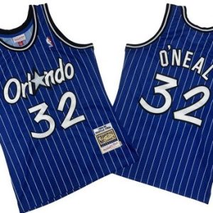 Orlando Magic #32 Shaquille O'Neal Blue 1994 Throwback Swingman Jersey