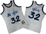Orlando Magic #32 Shaquille O'Neal White 1993 Throwback Swingman Jersey