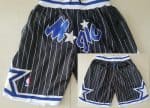 Orlando Magic Black Stripes Just Don Throwback Swingman Shorts