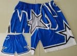 Orlando Magic Blue Hollywood Classic Printed Swingman Shorts