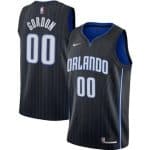 Orlando Magic Custom Black Icon Hot Press Jersey