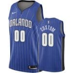 Orlando Magic Custom Blue Icon Hot Press Jersey