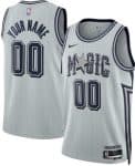 Orlando Magic Custom Gray 2024 City Heat Press Jersey