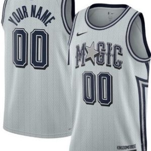 Orlando Magic Custom Gray 2024 City Heat Press Jersey