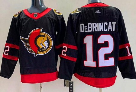 Ottawa Senators #12 Alex DeBrincat Black Authentic Jersey