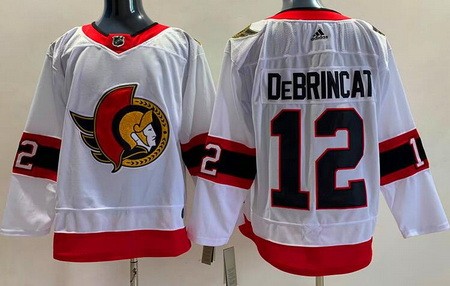Ottawa Senators #12 Alex DeBrincat White Authentic Jersey