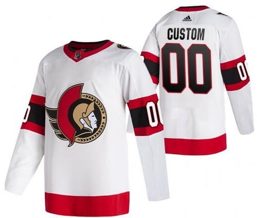 Ottawa Senators Customized White 2021 Authentic Jersey