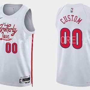 Philadelphia 76ers Customized White 2022 City Icon Swingman Jersey
