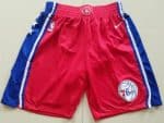 Philadelphia 76ers Red Swingman Shorts