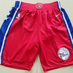 Philadelphia 76ers Red Swingman Shorts