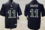 Philadelphia Eagles #11 AJ Brown Limited Black Fashion Vapor Jersey