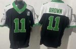 Philadelphia Eagles #11 AJ Brown Limited Black Thanksgiving FUSE Vapor Jersey