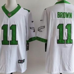Philadelphia Eagles #11 AJ Brown Limited White Alternate Vapor Jersey