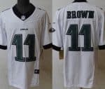 Philadelphia Eagles #11 AJ Brown Limited White FUSE Vapor Jersey