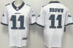 Philadelphia Eagles #11 AJ Brown Limited White Vapor Jersey