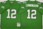 Philadelphia Eagles #12 Randall Cunningham Green 1990 Throwback Jersey